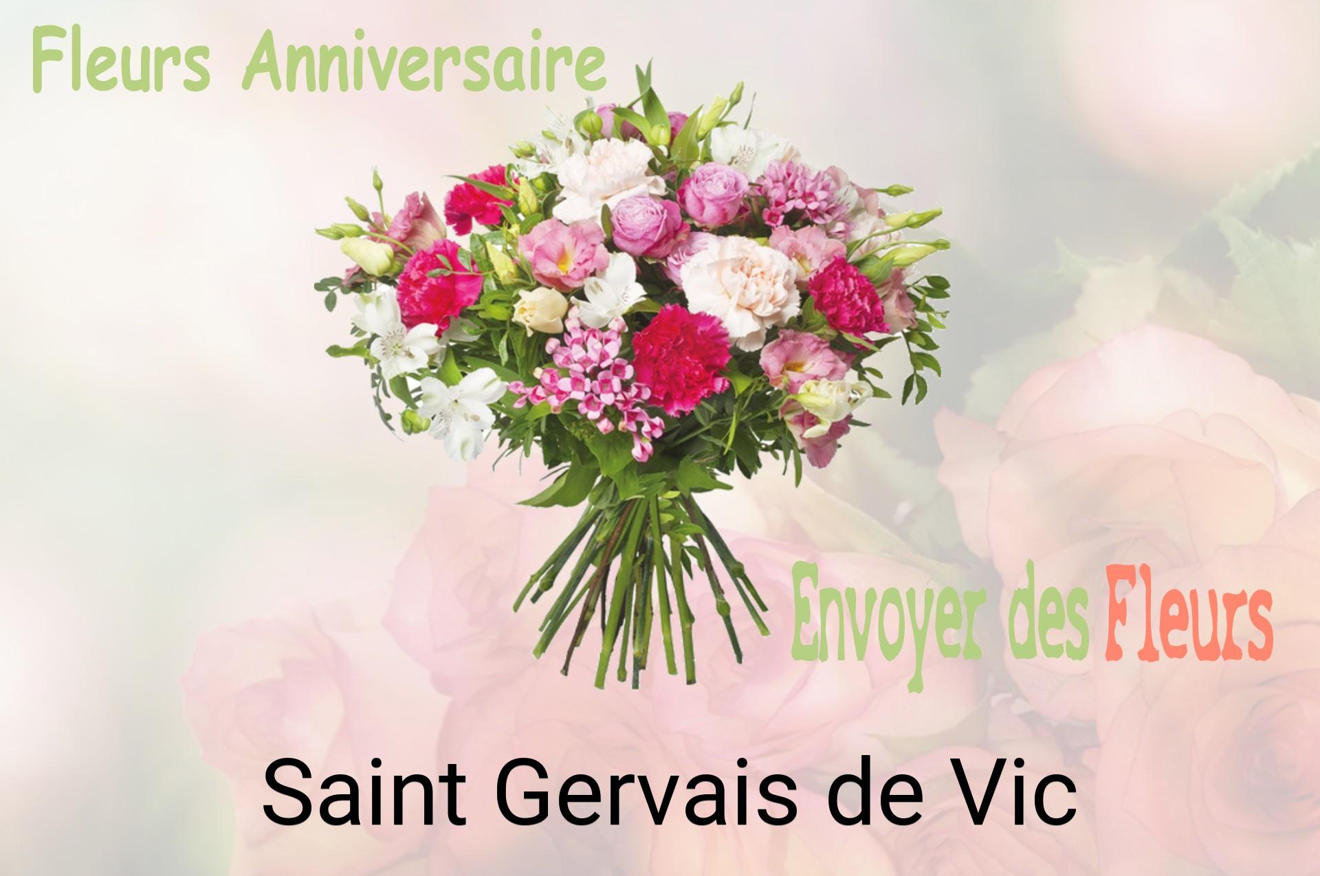 Bouquet de fleurs d’anniversaire livré à Saint-Gervais-de-Vic